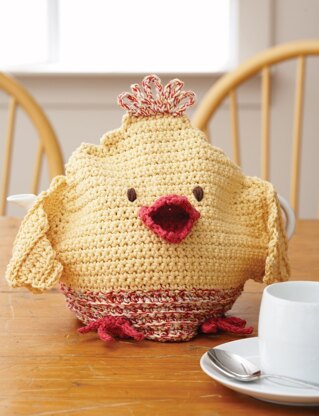 Chicken Tea Cozy in Lily Sugar 'n Cream Twists