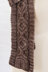 Insi Cabled Scarf in SweetGeorgia Superwash Soft - Downloadable PDF