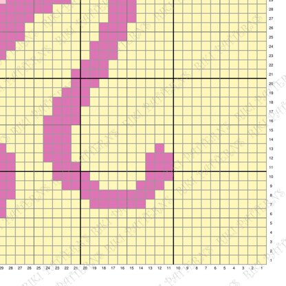 Angel Stitch's Love Throw Blanket Boojiboo Afghan Experiment 624 Graph C2C CROCHET PATTERN