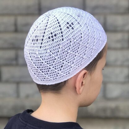 Mens crochet skull cap kufi