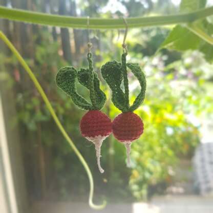 Luna Lovegood Radish Earrings