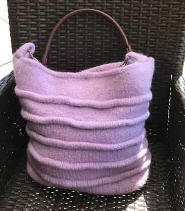 Felt bag, lilac