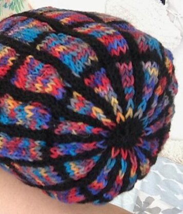 Sock Yarn Destash Hat