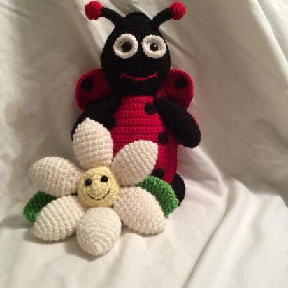 Ladybug Stuffie and Flower Playmate