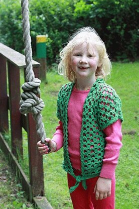 Lace-vest for girls