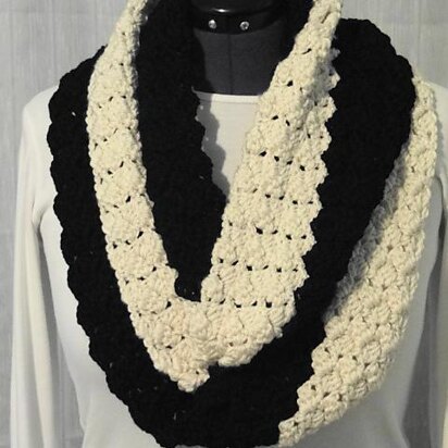 Salt and Pepper infinity scarf