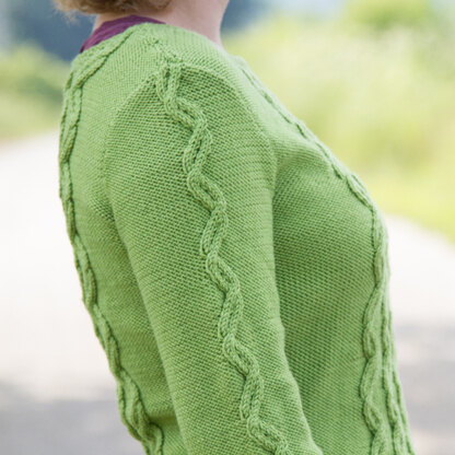 WEBS DIR09 Changing Tack by Fiona Ellis - Sweater Knitting Pattern for Women in Valley Yarns Brimfield