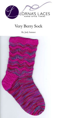 Very Berry Socks in Lorna's Laces Shepherd Sock