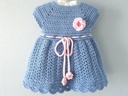 Crochet PATTERN Baby Dress Infant Dress