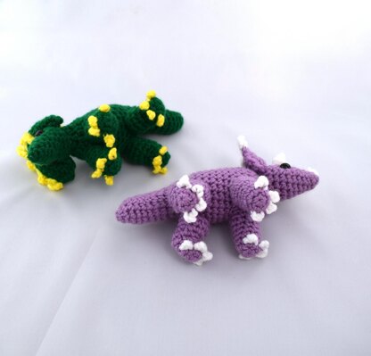 Miniature Triceratops Amigurumi/Plush Toy