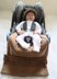 Brown Bear Baby Car Seat Blanket with Hat & Toy