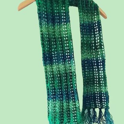 Woodland Crochet Scarf