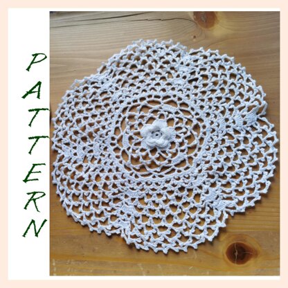 Antique rose doily