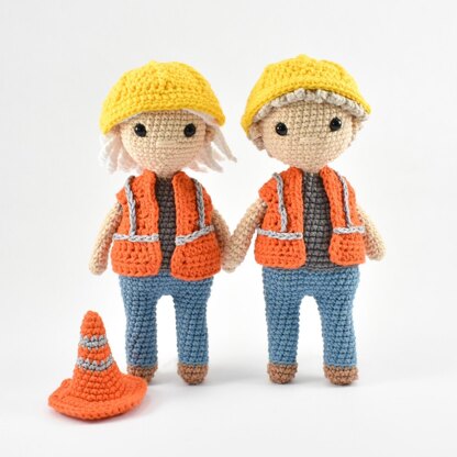 Construction Worker Doll