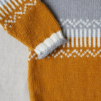 Sam's Sweater - Knitting Pattern for Babies in Debbie Bliss Baby Cashmerino