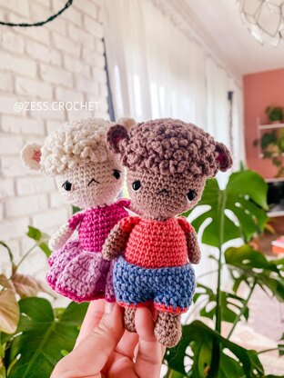 TUTORIEL CROCHET BOUDY in English - pattern tutorial pdf amigurumi easy sheep lamb animal