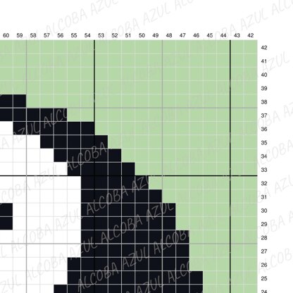 Beginner-friendly C2C Yin Yang Black White Pillow CROCHET PATTERN