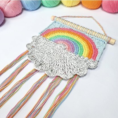 Rainbow Rounds Wall Hanging