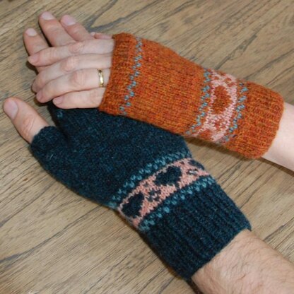 ♥ Heart Warming mitts