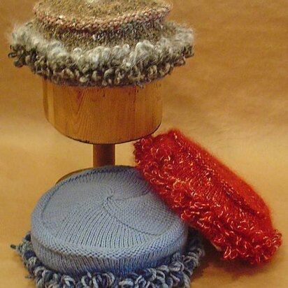 Fur Trimmed Pillbox Hat