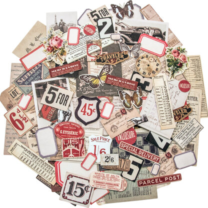 Advantus Idea-Ology Ephemera Pack 111/Pkg - Snippets Tiny Die-Cuts