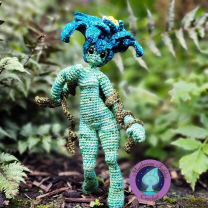 Garden Fae Amigurumi Doll