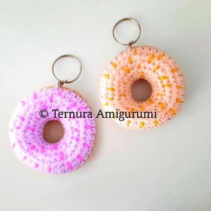 Donut keychain