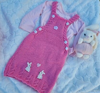 "Jayne" Aran Pinafore Set