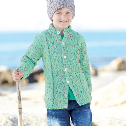 Boys Cardigan and Hat in Sirdar Snuggly Tiny Tots DK - 4497 - Downloadable PDF