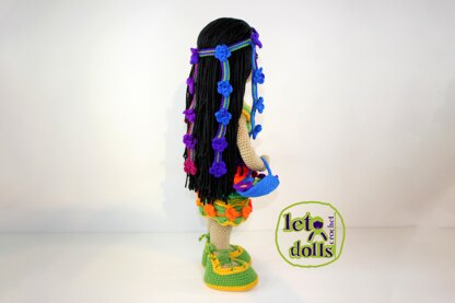 Elena, XLarge Crochet Doll Pattern