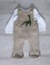 Dino dungaree for baby 0-3yrs