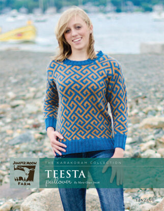 Teesta Pullover in Juniper Moon Tenzing - Downloadable PDF