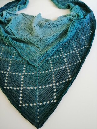 Diamonds of the Night Shawl