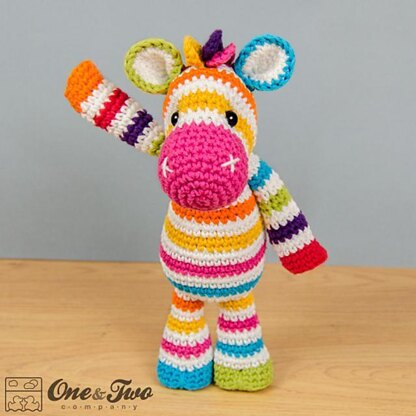 Rainbow Zebra Amigurumi