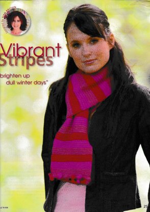 Stripes and Bobbles Scarf