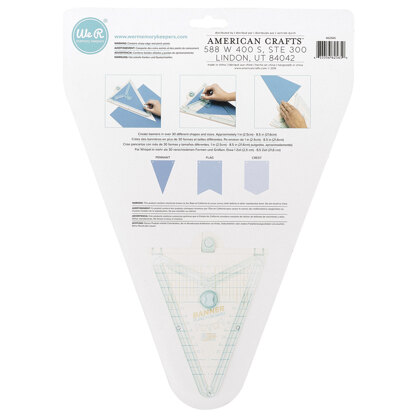 We R Memory Keepers Banner Punch Board - 373397