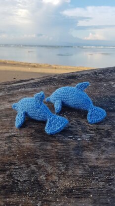Knitted Dolphins