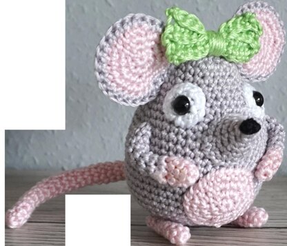 Häkelanleitung Amigurumi Mäuschen Lou