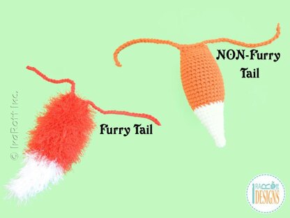 Moxie and Roxy The Fox Tail Crochet Pattern