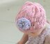 Carnation summer lace hat