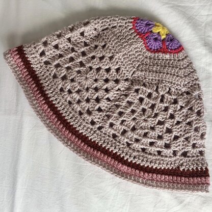 Granny Square Bucket Hat