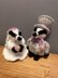 Badger Bride & Groom Ferrero Rocher/Lindor Chocolate Covers, Hanging Ornaments