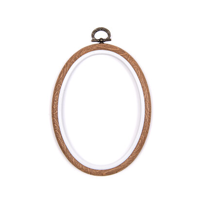 DMC Ovaler Woodgrain Flexi-Ring (10 x 14 cm)