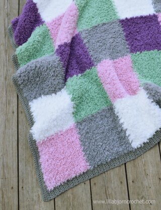 Furry Squares Blanket