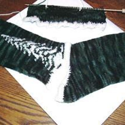 Snowy Evergreen Socks