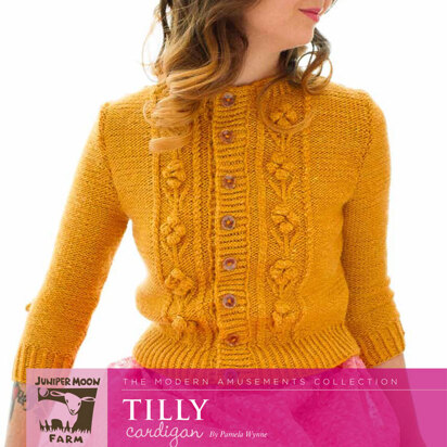 Tilly Cardigan in Juniper Moon Moonshine - Downloadable PDF