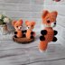 Crochet Pattern Little Fox Keychain