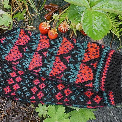 Strawberries - knitting pattern