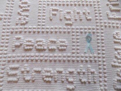 Cancer Support One-piece Lap Blanket