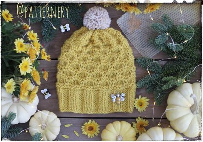 Honeycomb Cowl and Hat set